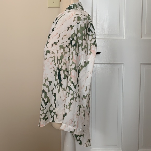 Mossimo Watercolor Flowy Top - Picture 2 of 5